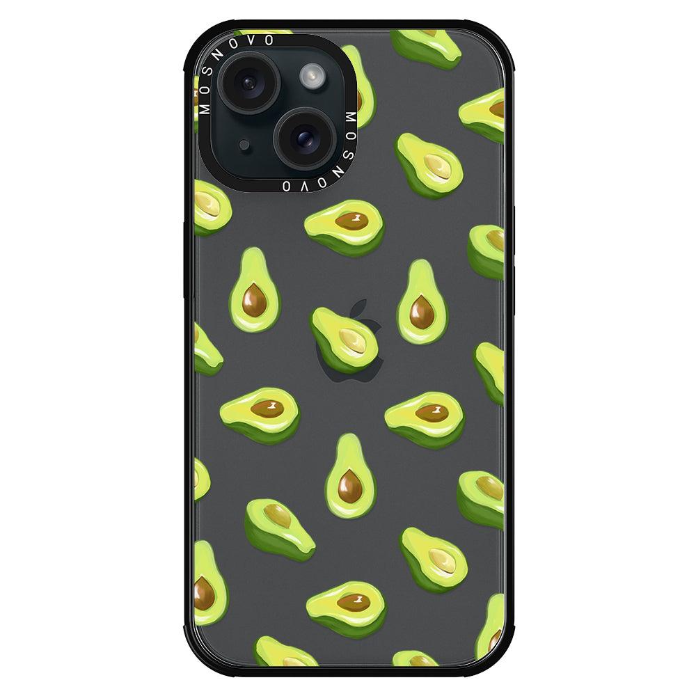 Fleshy Avocado Phone Case - iPhone 15 Case - MOSNOVO