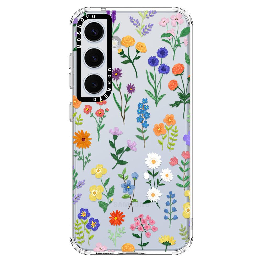 Botanical Floral Phone Case - Samsung Galaxy S24 Case - MOSNOVO