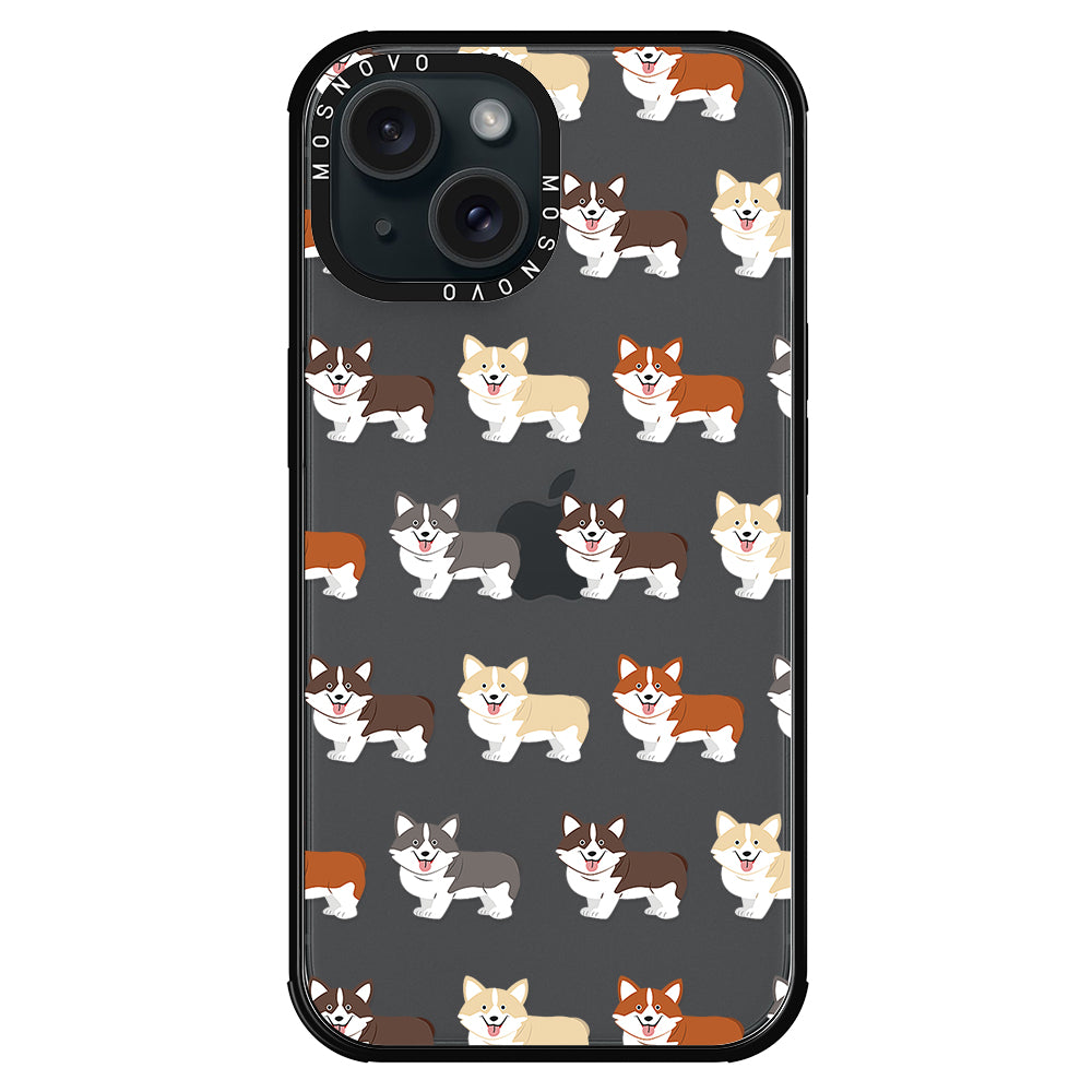 Cute Corgi Phone Case - iPhone 15 Case - MOSNOVO