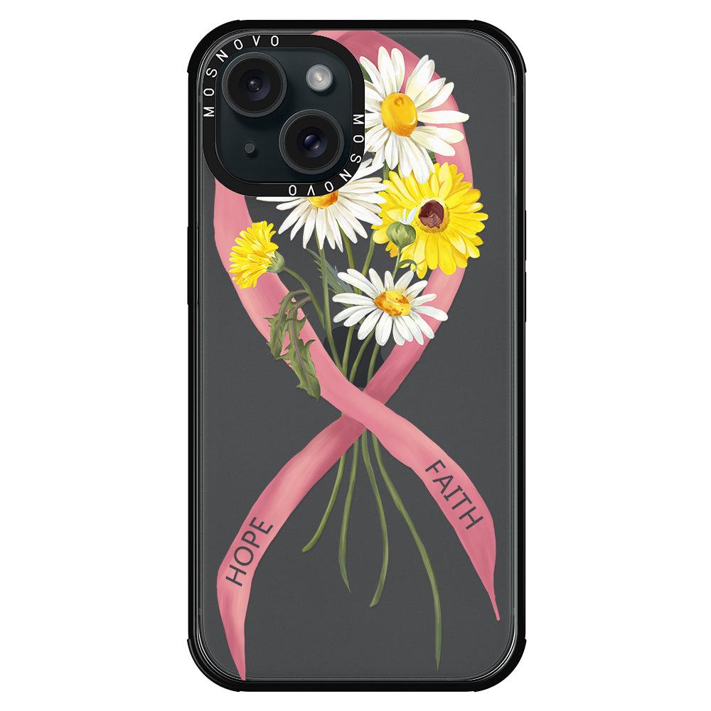 Breast Awareness Phone Case - iPhone 15 Case - MOSNOVO