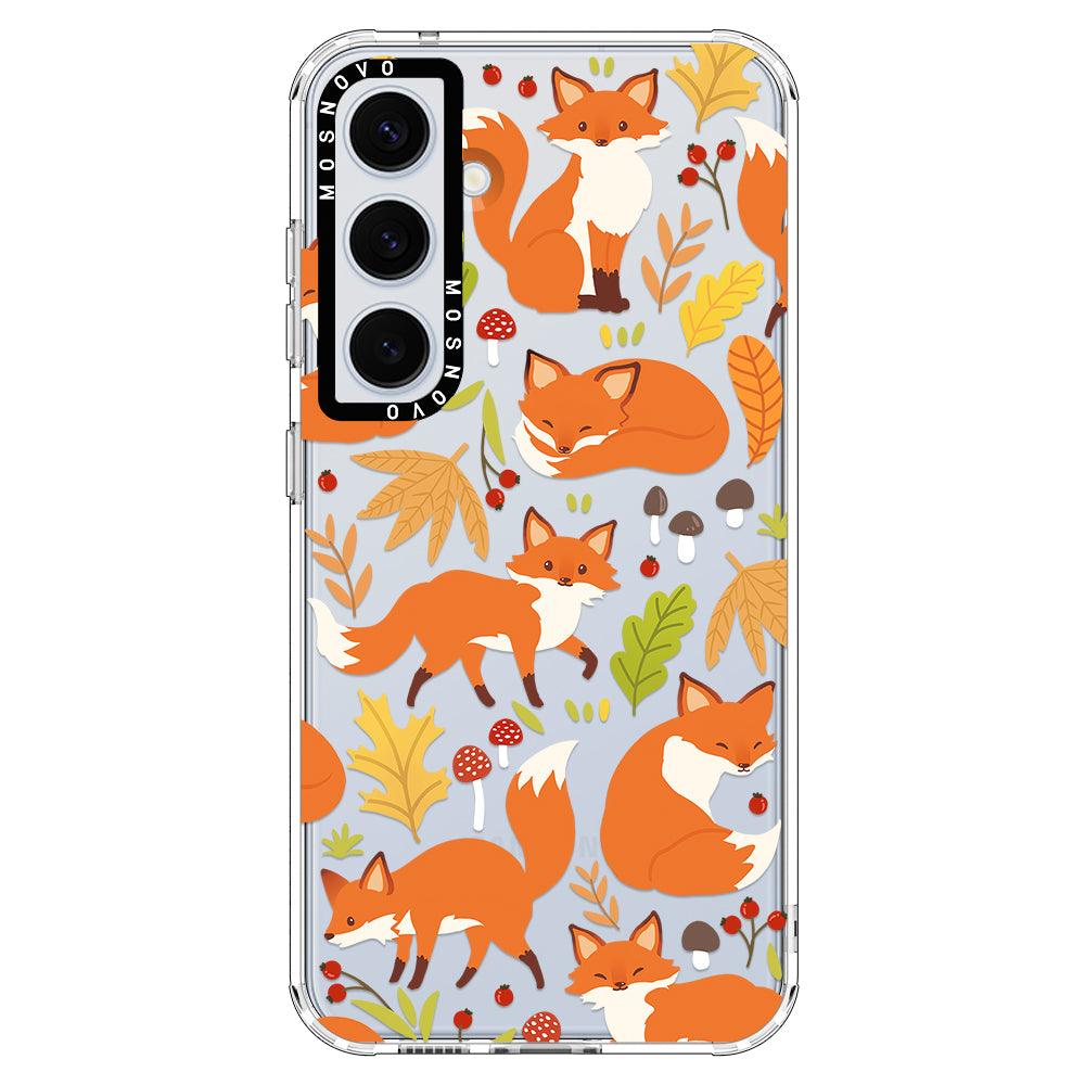 Autumn Fox Phone Case - Samsung Galaxy S24 Case - MOSNOVO