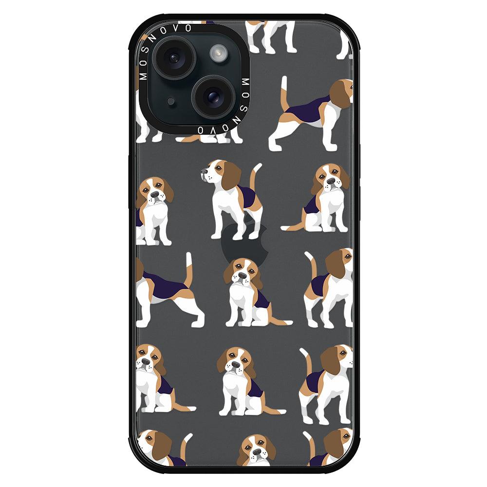 Cute Beagles Phone Case - iPhone 15 Plus Case - MOSNOVO