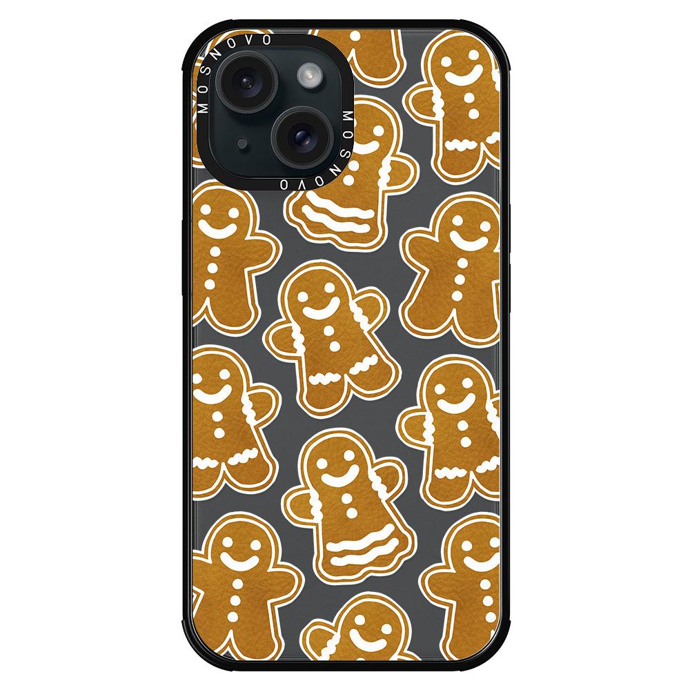 Ginger Breadman Phone Case - iPhone 15 Plus Case - MOSNOVO