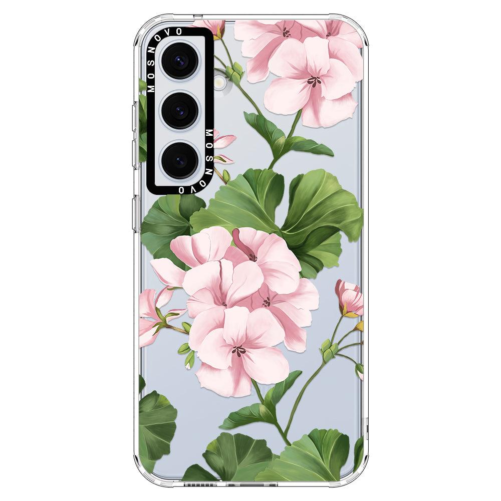 Geranium Phone Case - Samsung Galaxy S24 Case - MOSNOVO