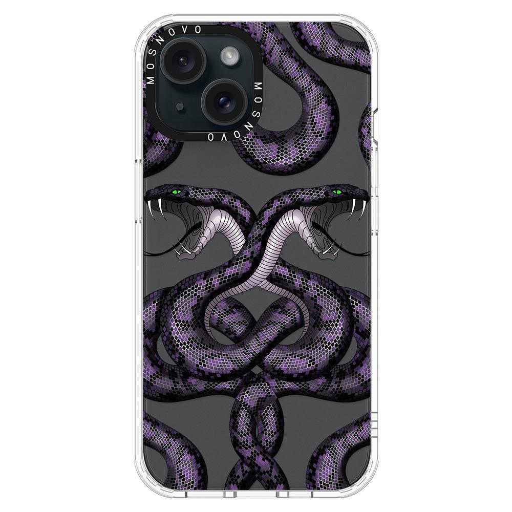 Mystery Snake Phone Case - iPhone 15 Case Clear