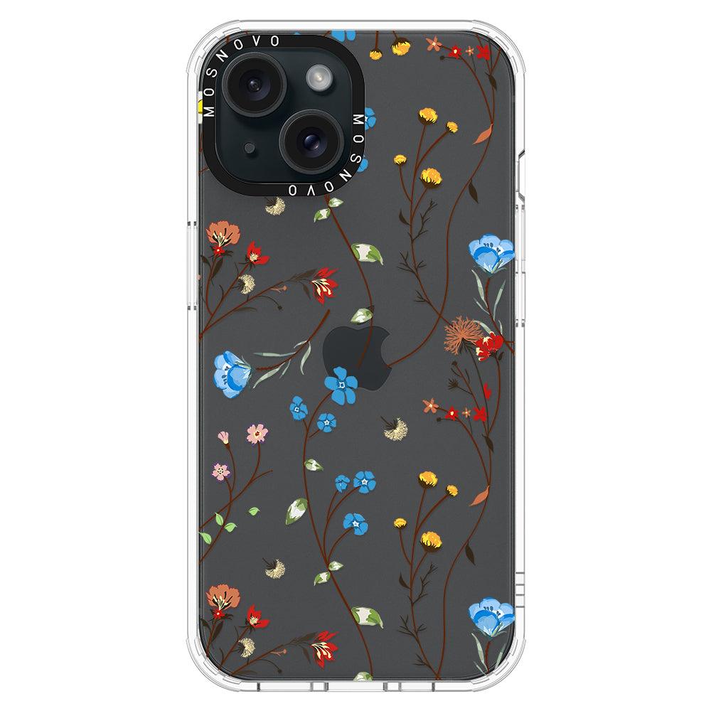 Wildflowers Phone Case - iPhone 15 Plus Case - MOSNOVO