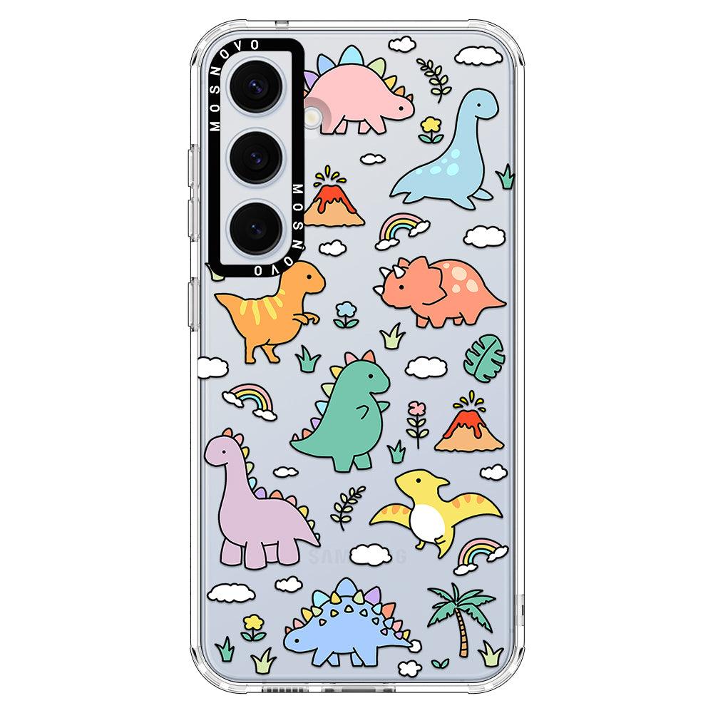 Dinosaur Land Phone Case - Samsung Galaxy S24 Case - MOSNOVO