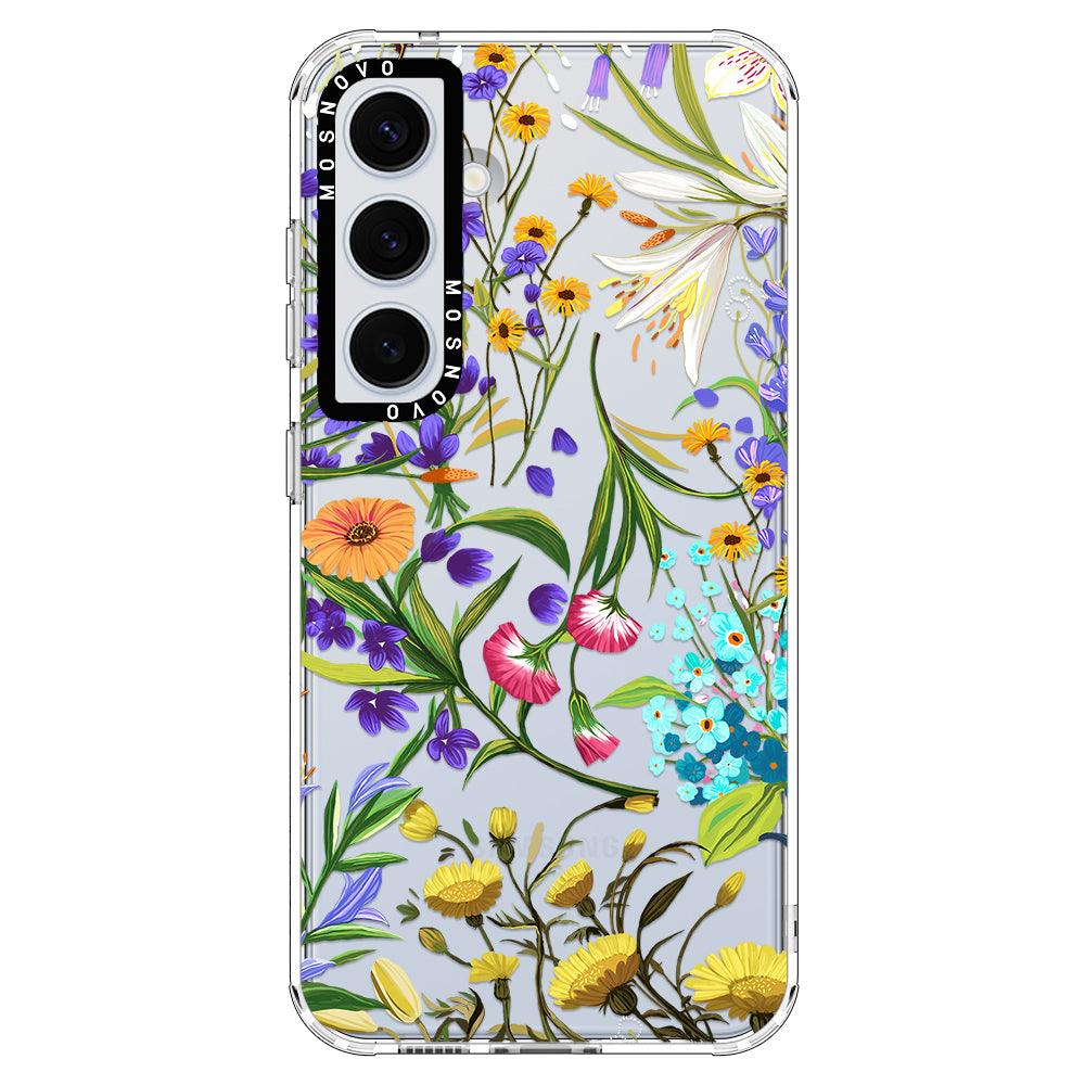 Floral Garden Phone Case - Samsung Galaxy S24 Case - MOSNOVO