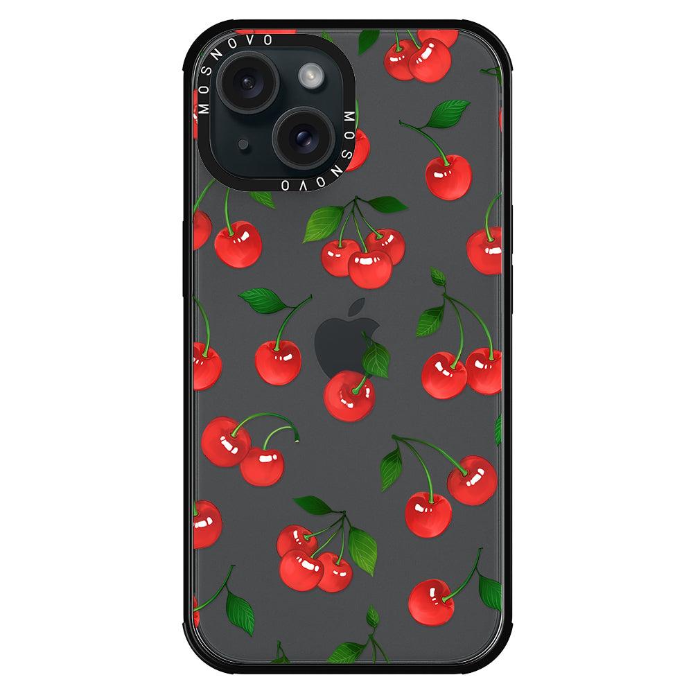 Poppy Cherry Phone Case - iPhone 15 Plus Case - MOSNOVO