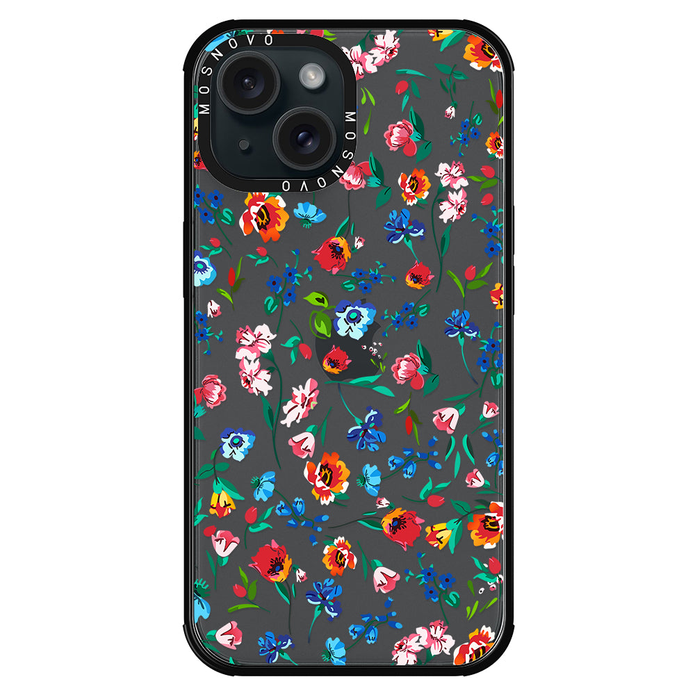 Little Wild Flower Phone Case - iPhone 15 Plus Case - MOSNOVO