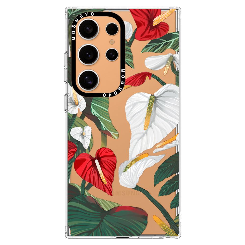 Anthurium Phone Case - Samsung Galaxy S24 Ultra Case - MOSNOVO