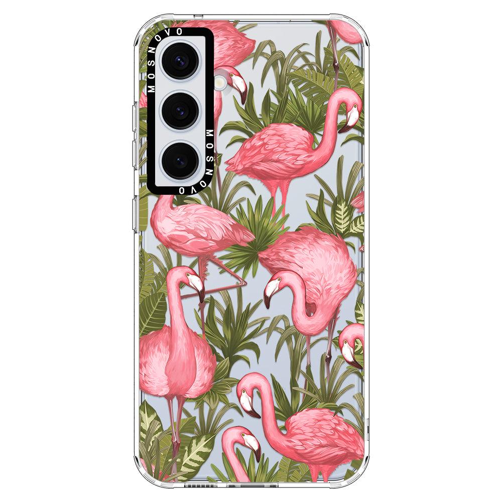 Flamingo Art Phone Case - Samsung Galaxy S24 Plus Case - MOSNOVO