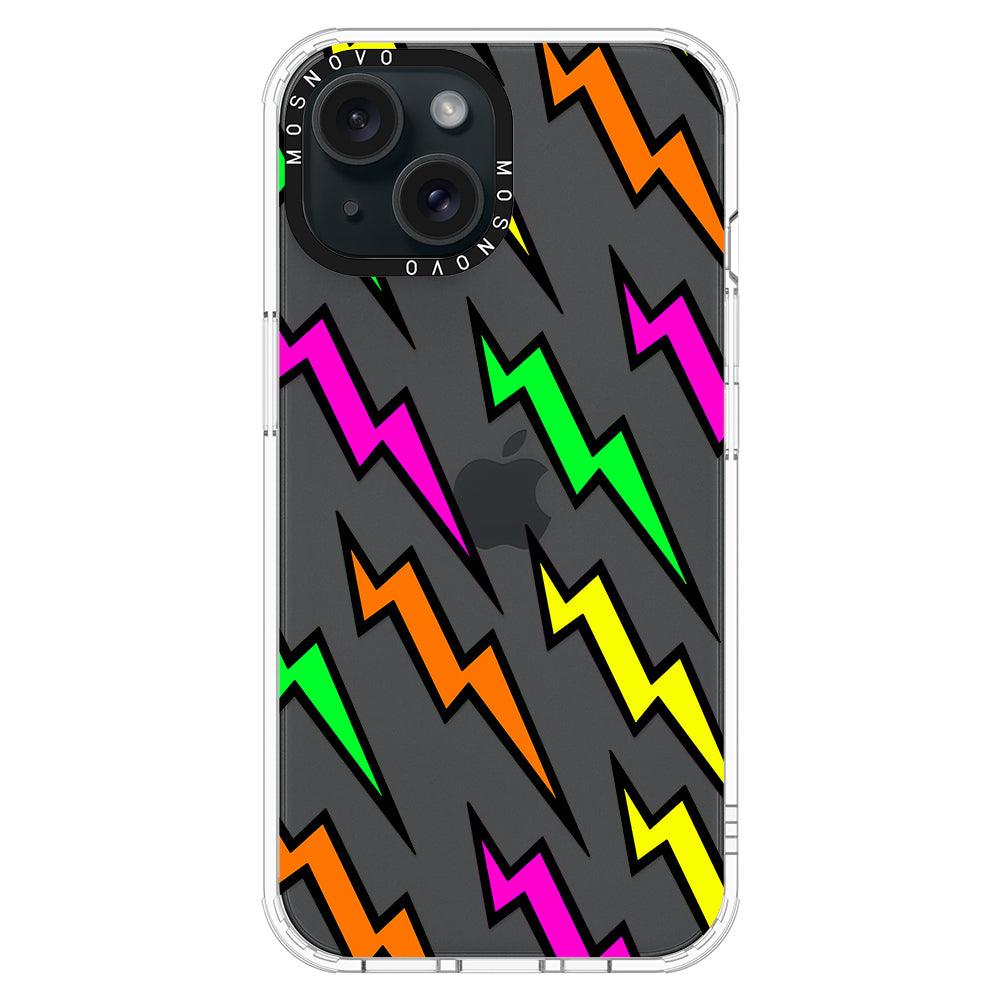 Colorful Lightning Phone Case - iPhone 15 Case - MOSNOVO