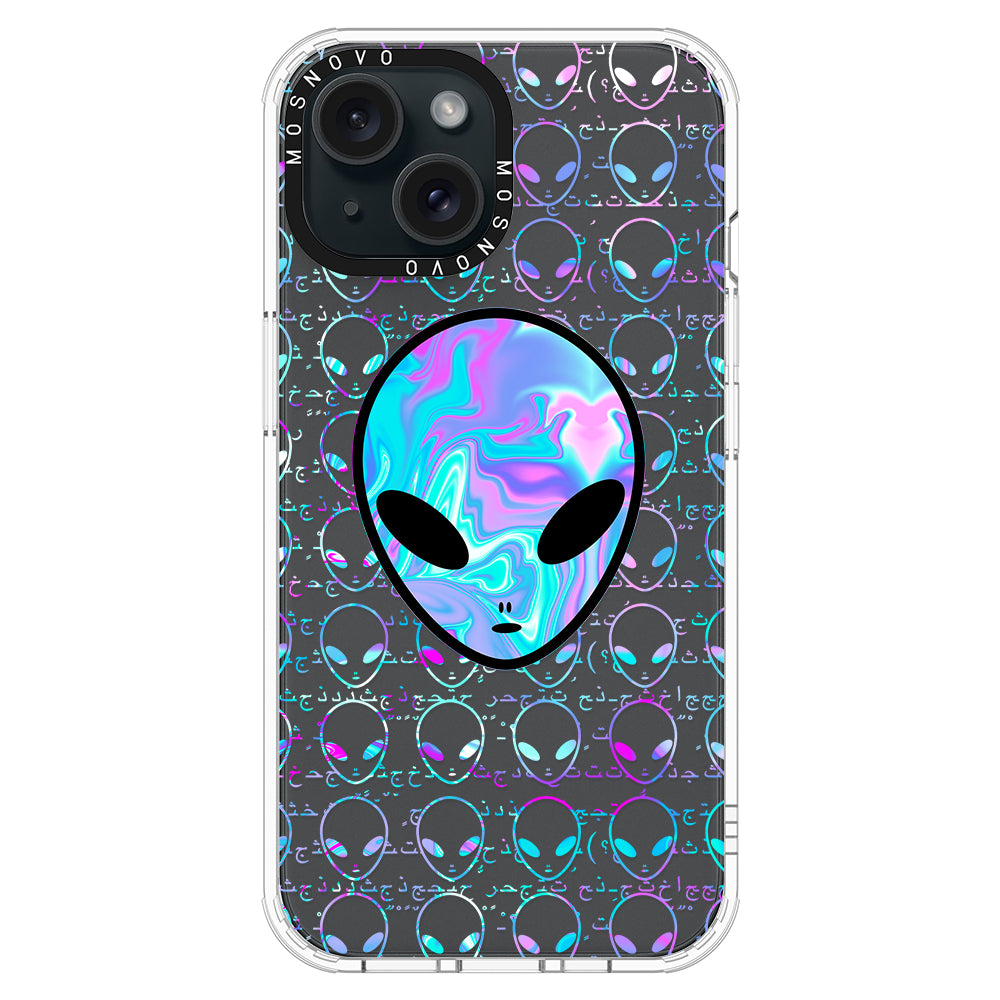 Space Alien Phone Case - iPhone 15 Plus Case - MOSNOVO