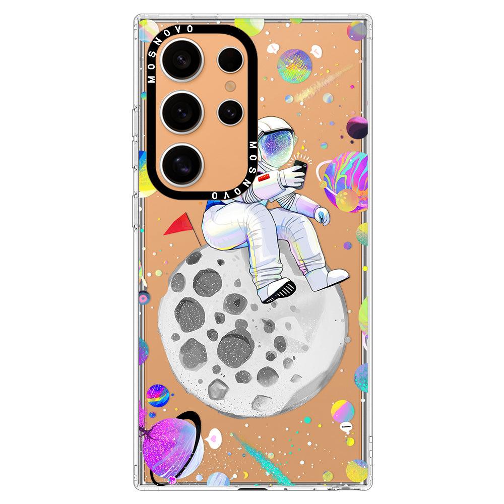 Astronaut Selfie Phone Case - Samsung Galaxy S24 Ultra Case - MOSNOVO