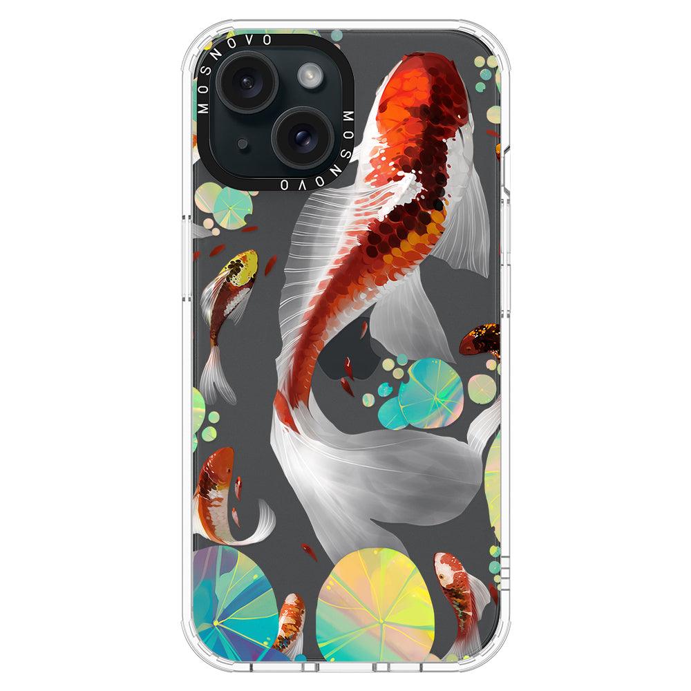 Koi Art Phone Case - iPhone 15 Case - MOSNOVO