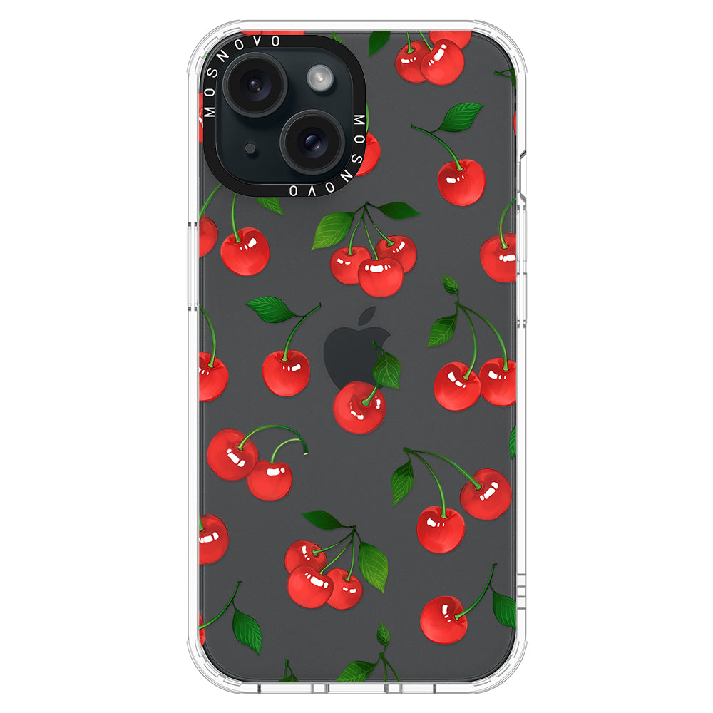 Poppy Cherry Phone Case - iPhone 15 Plus Case - MOSNOVO