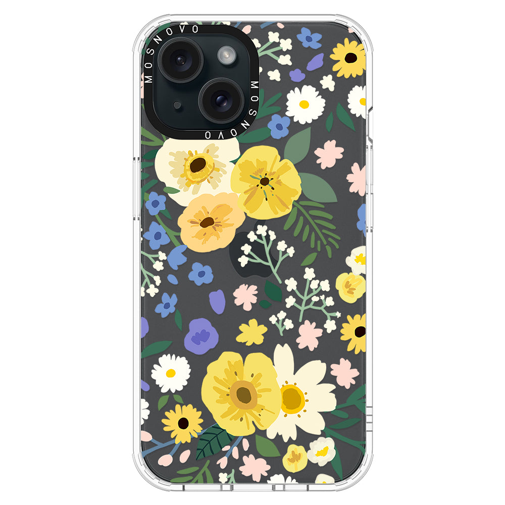 Spring Wild Floral Phone Case - iPhone 15 Case - MOSNOVO