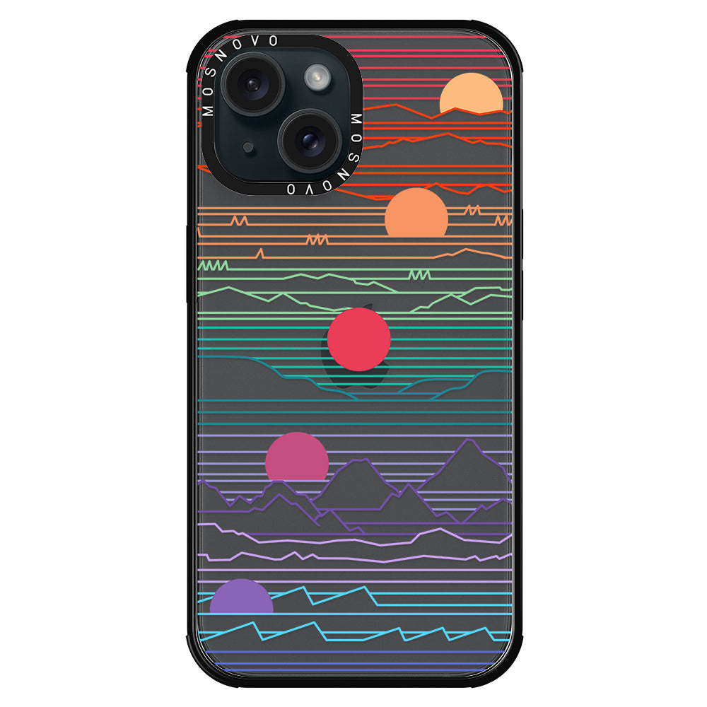 Sunset Phone Case - iPhone 15 Case - MOSNOVO