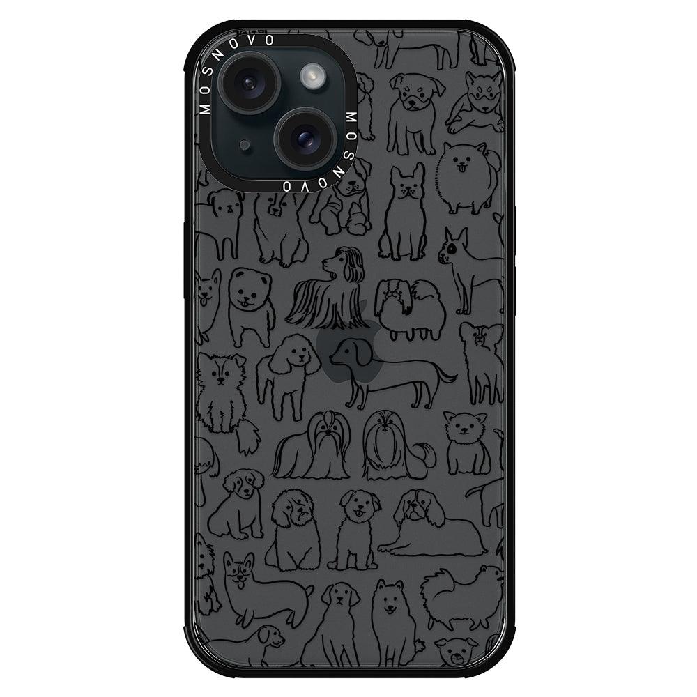 Dogs Phone Case - iPhone 15 Case - MOSNOVO