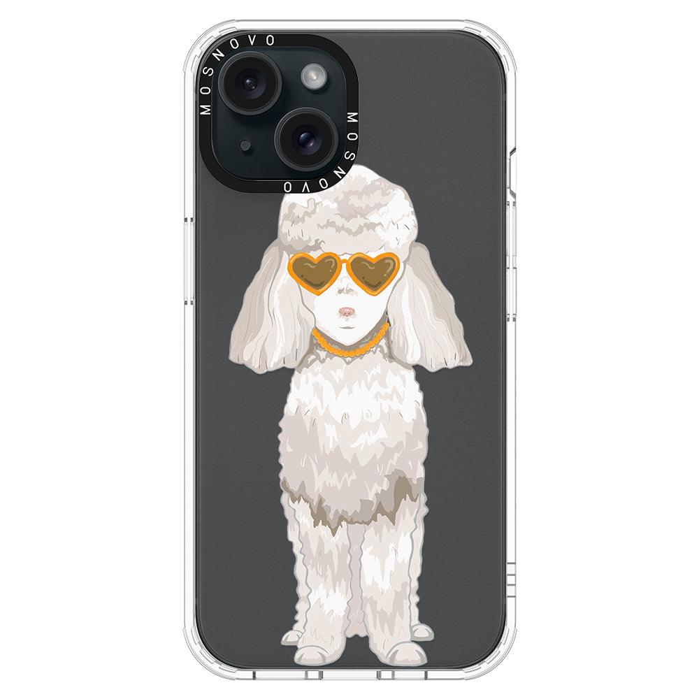 Poodle Phone Case - iPhone 15 Plus Case - MOSNOVO