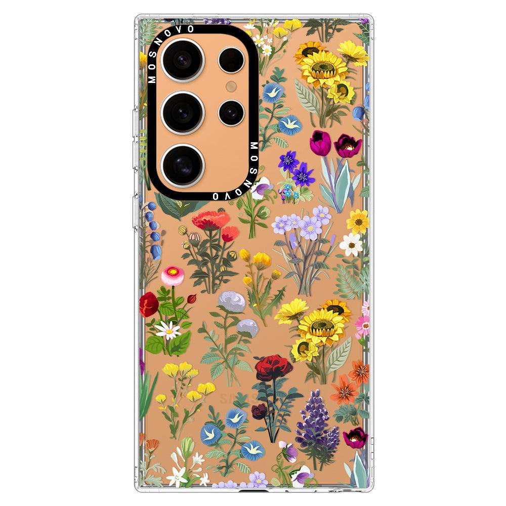 Wildflowers Phone Case - Samsung Galaxy S24 Ultra Case - MOSNOVO