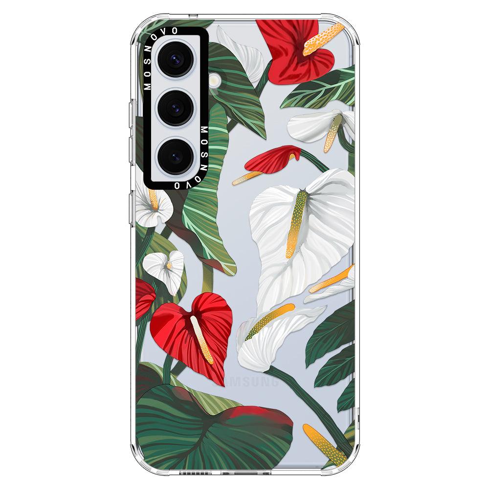 Anthurium Phone Case - Samsung Galaxy S24 Case - MOSNOVO