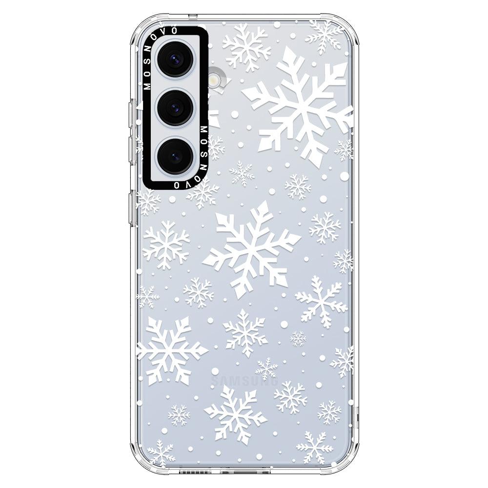 Snowflake Phone Case - Samsung Galaxy S24 Plus Case - MOSNOVO