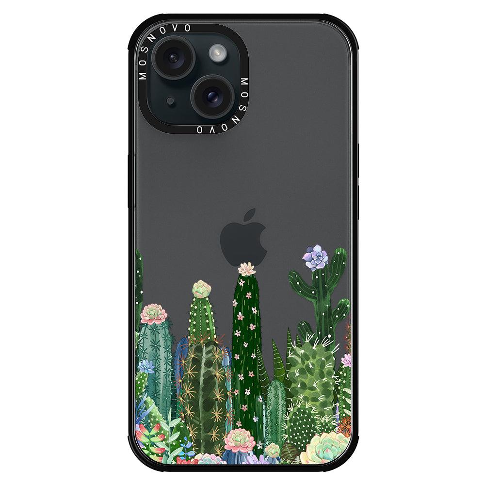 Desert Cactus Phone Case - iPhone 15 Plus Case - MOSNOVO