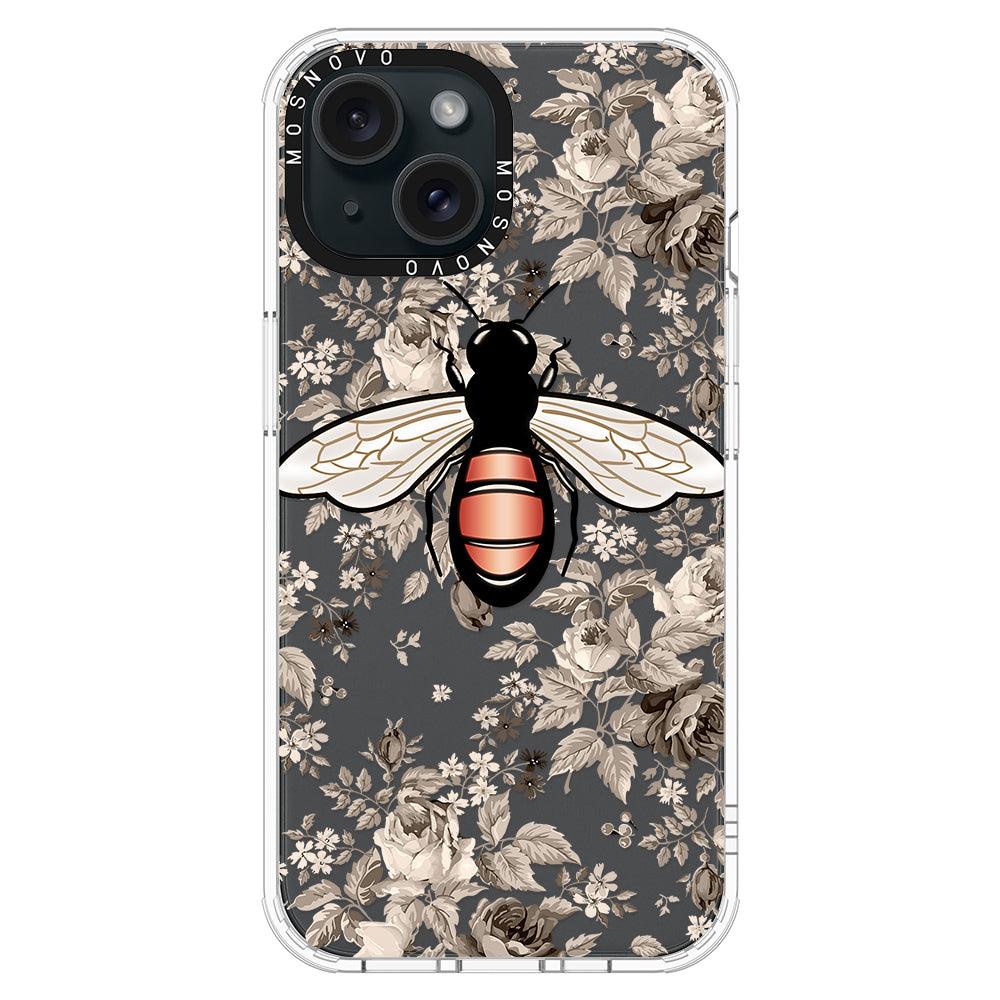 Vintage Bee Phone Case - iPhone 15 Case - MOSNOVO