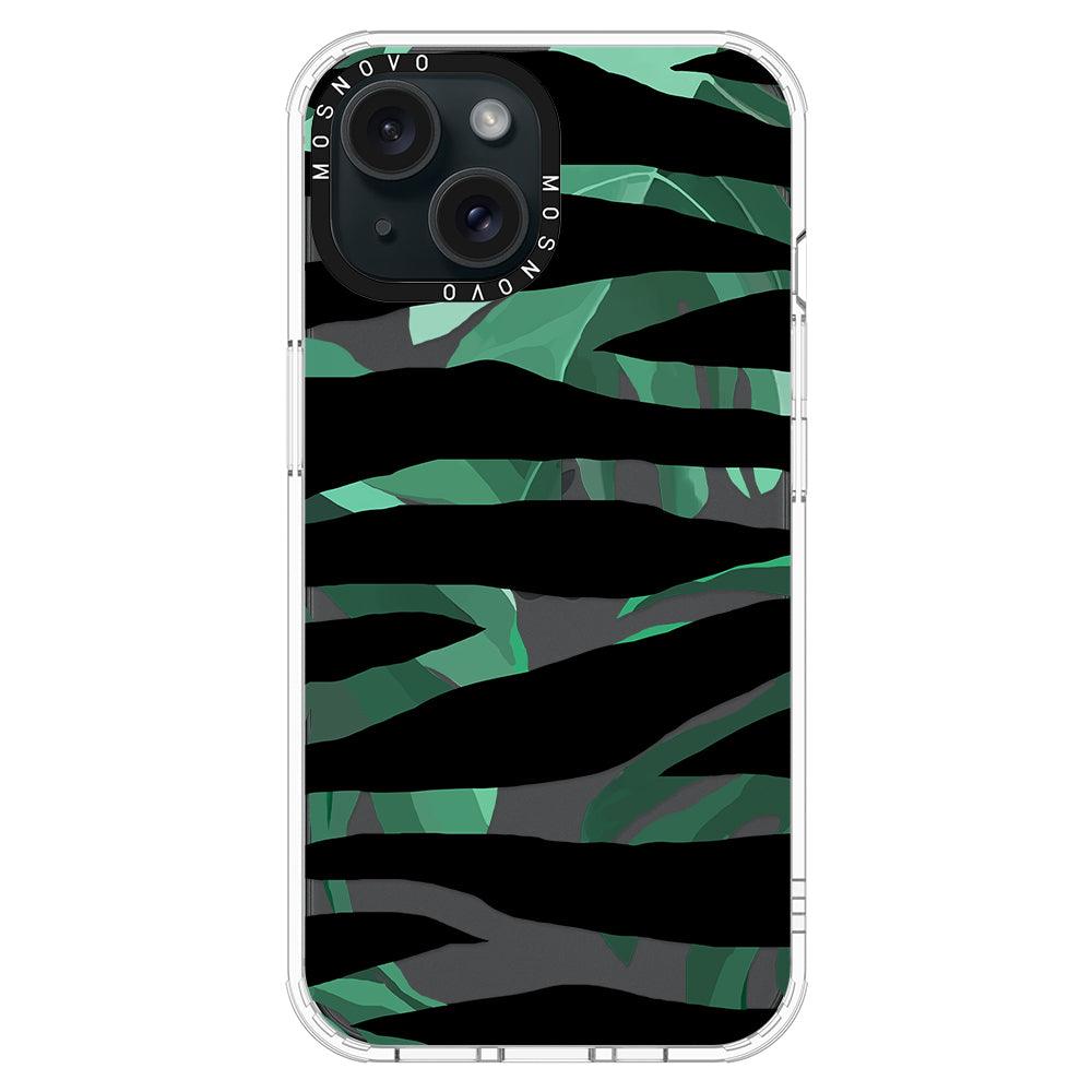 Wild Zebra Phone Case - iPhone 15 Plus Case - MOSNOVO