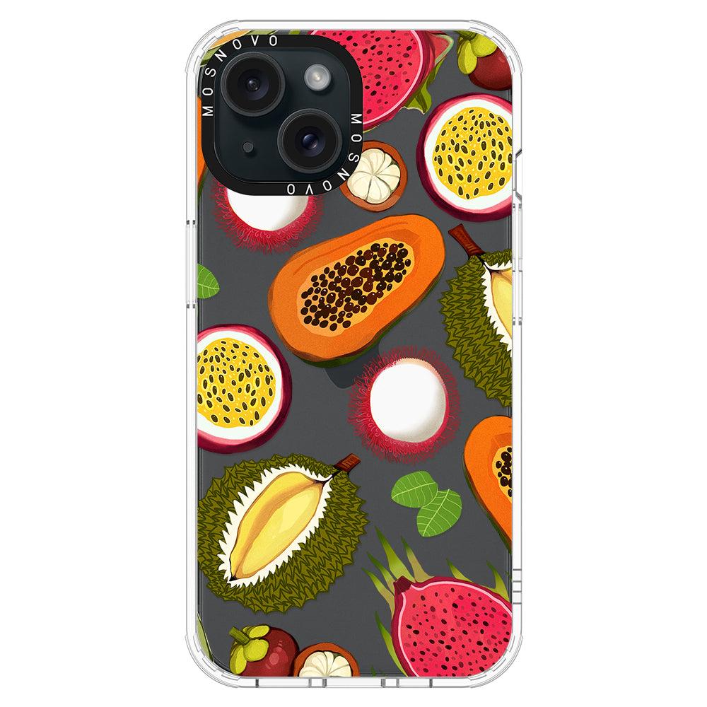 Tropical Fruit Phone Case - iPhone 15 Plus Case - MOSNOVO