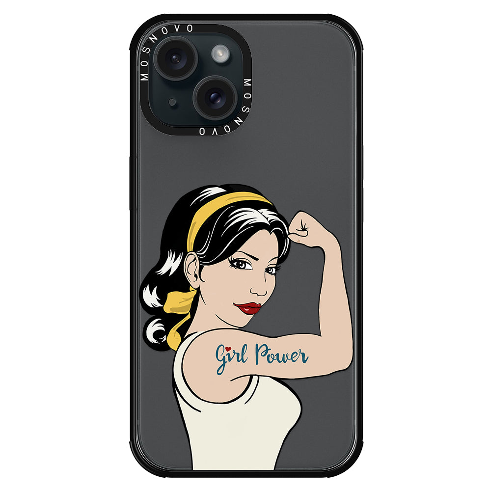 Girl Power Phone Case - iPhone 15 Plus Case - MOSNOVO