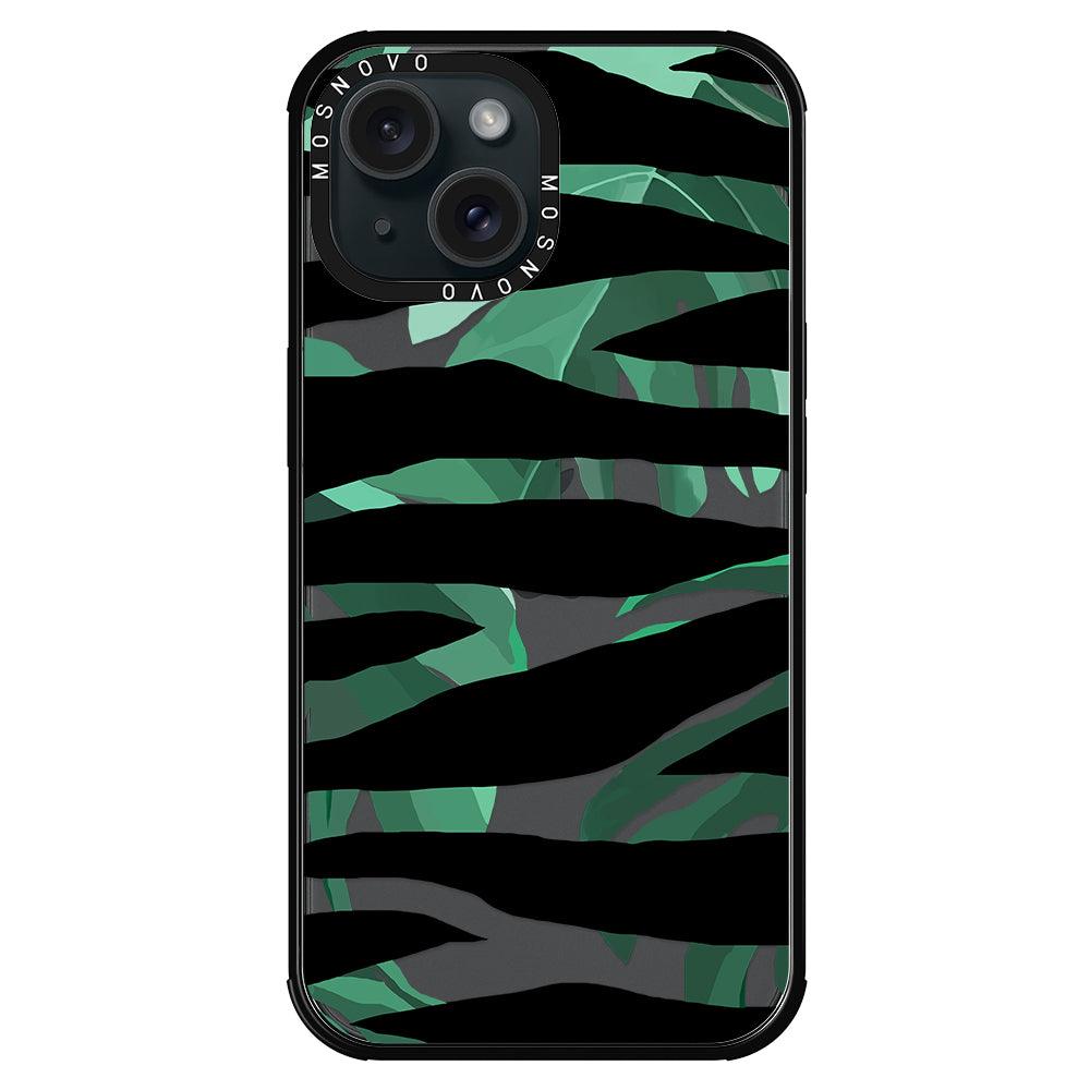 Wild Zebra Phone Case - iPhone 15 Plus Case - MOSNOVO