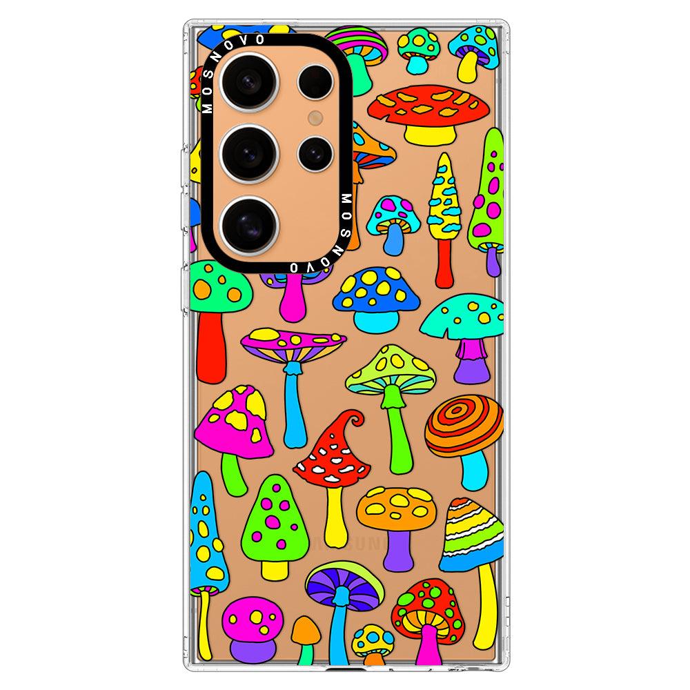 Trippy Wild Mushroom Phone Case - Samsung Galaxy S24 Ultra Case - MOSNOVO