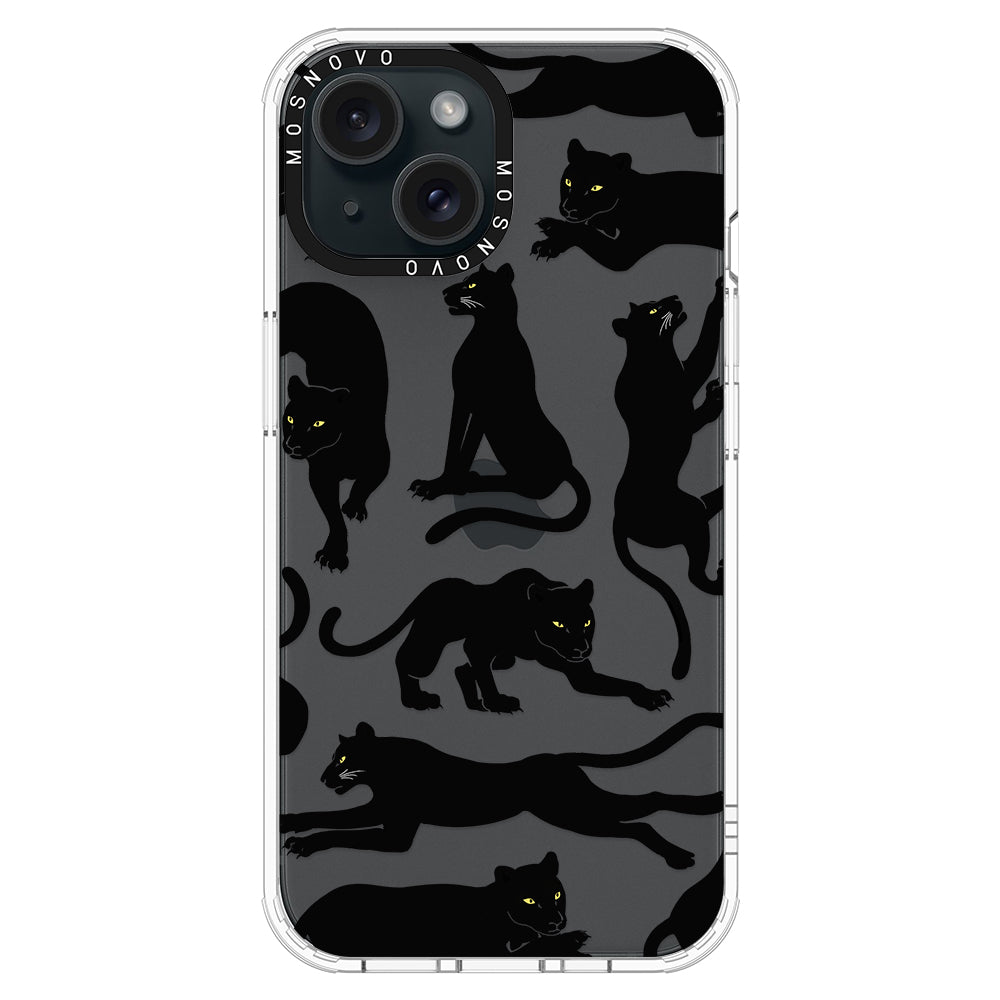 Black Panther Phone Case - iPhone 15 Case Clear