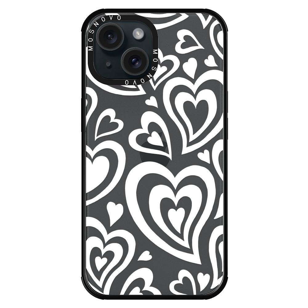 Twist Heart Phone Case - iPhone 15 Case - MOSNOVO