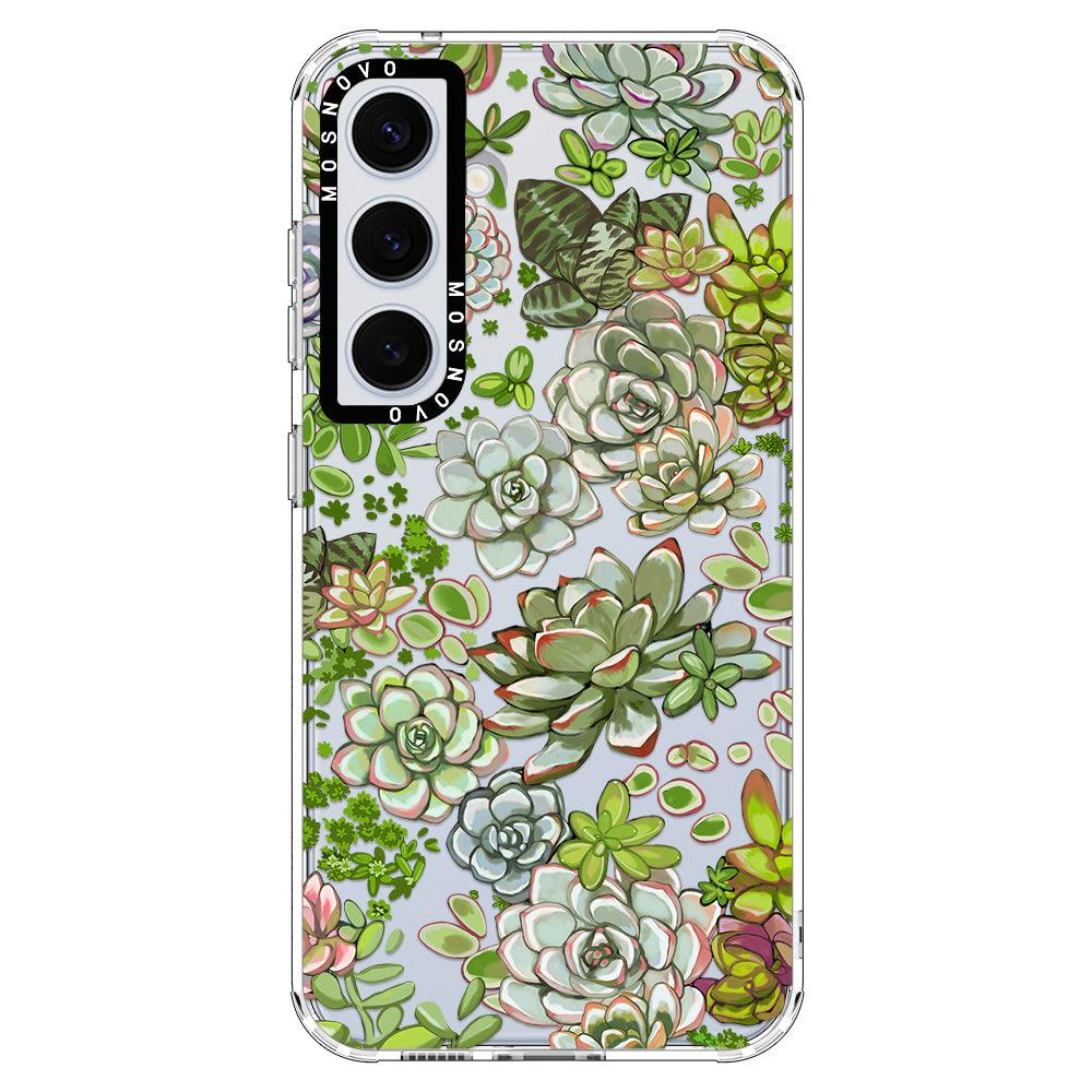 Succulents Phone Case - Samsung Galaxy S24 Case - MOSNOVO