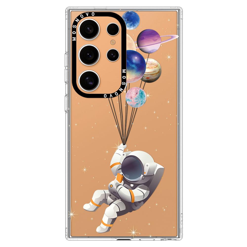 Astronaut Planet Phone Case - Samsung Galaxy S24 Ultra Case - MOSNOVO