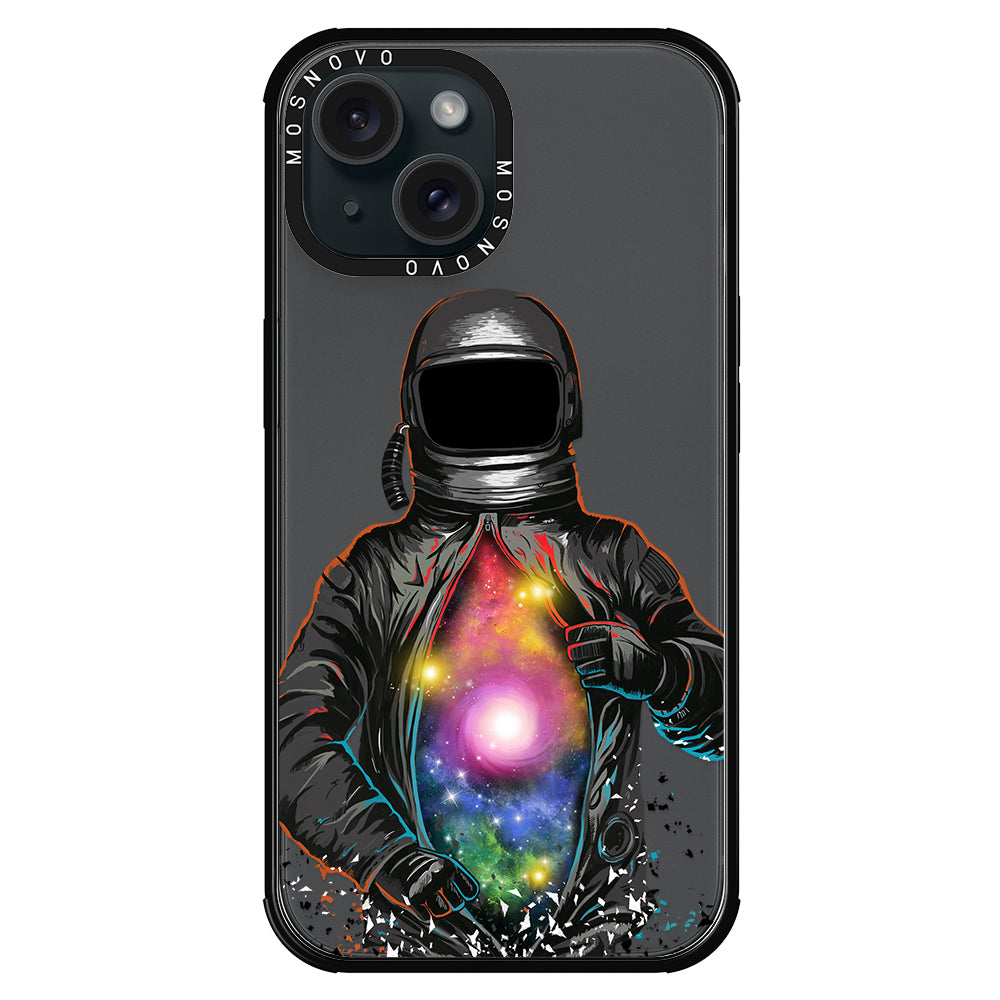 Mystery Astronaut Phone Case - iPhone 15 Case - MOSNOVO