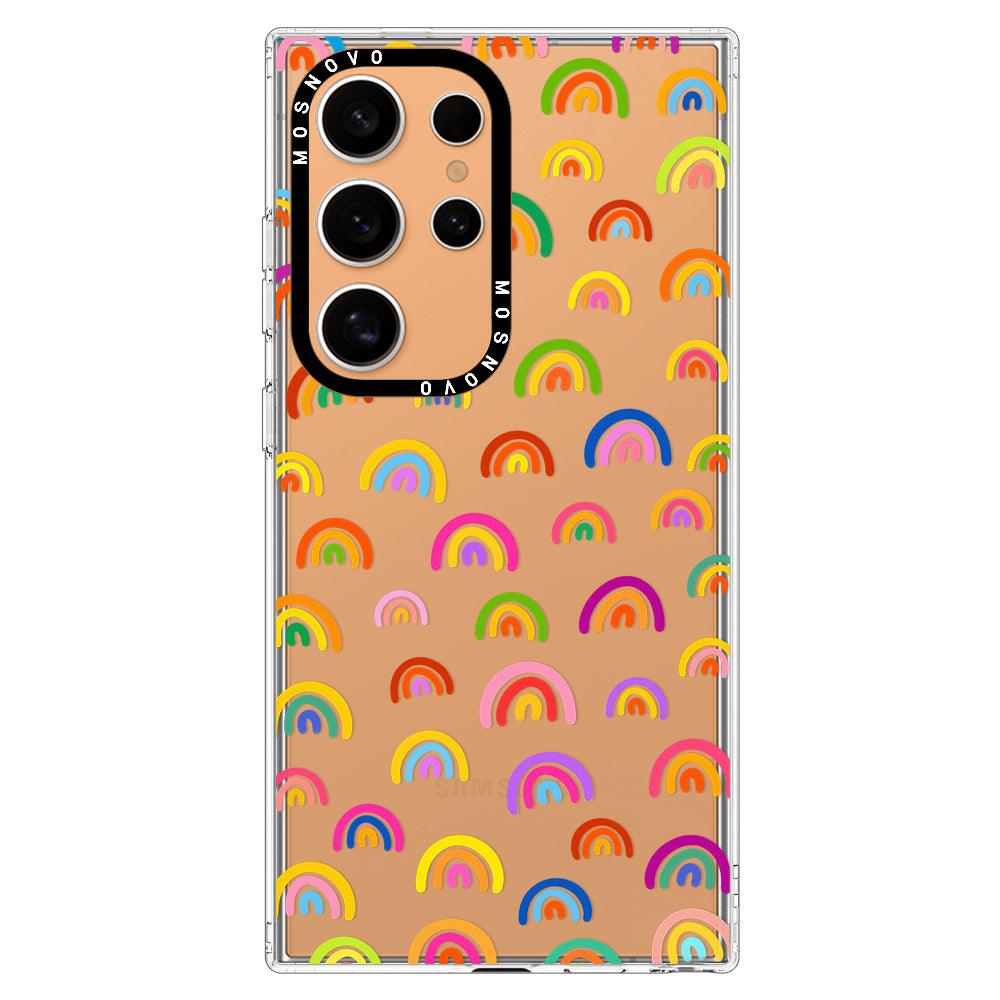 Aesthetic Rainbow Phone Case - Samsung Galaxy S24 Ultra Case - MOSNOVO