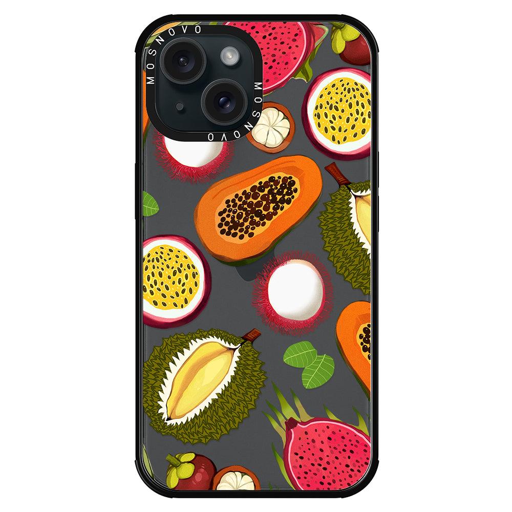 Tropical Fruit Phone Case - iPhone 15 Case - MOSNOVO