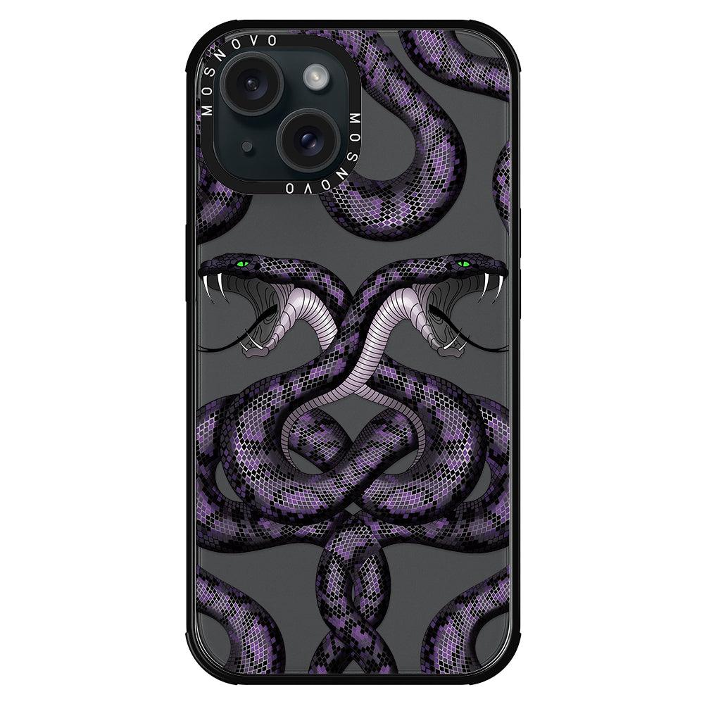 Mystery Snake Phone Case - iPhone 15 Plus Case - MOSNOVO