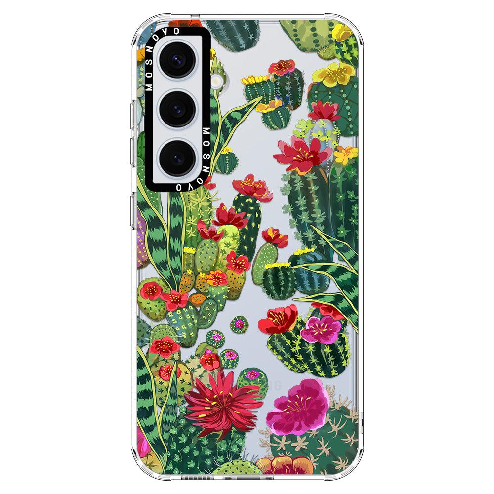 Cactus Garden Phone Case - Samsung Galaxy S24 Case - MOSNOVO