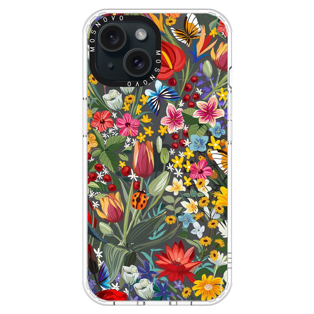 In The Garden Phone Case - iPhone 15 Plus Case - MOSNOVO