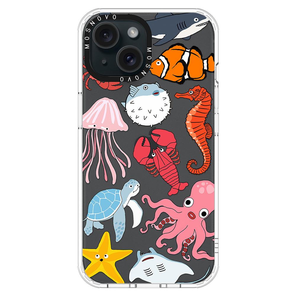 Sea World Phone Case - iPhone 15 Plus Case - MOSNOVO