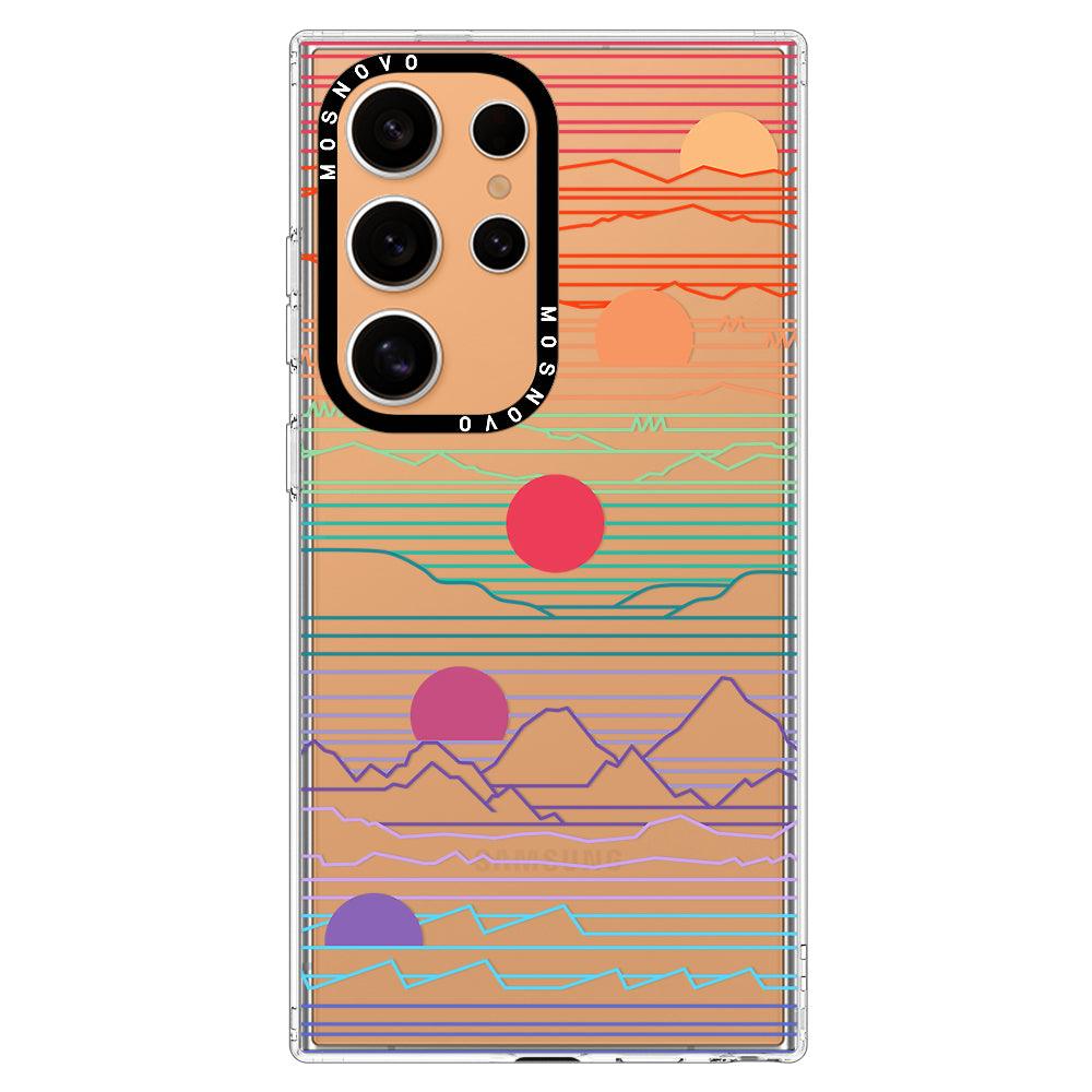 Sunrise and Sunset Phone Case - Samsung Galaxy S24 Ultra Case - MOSNOVO