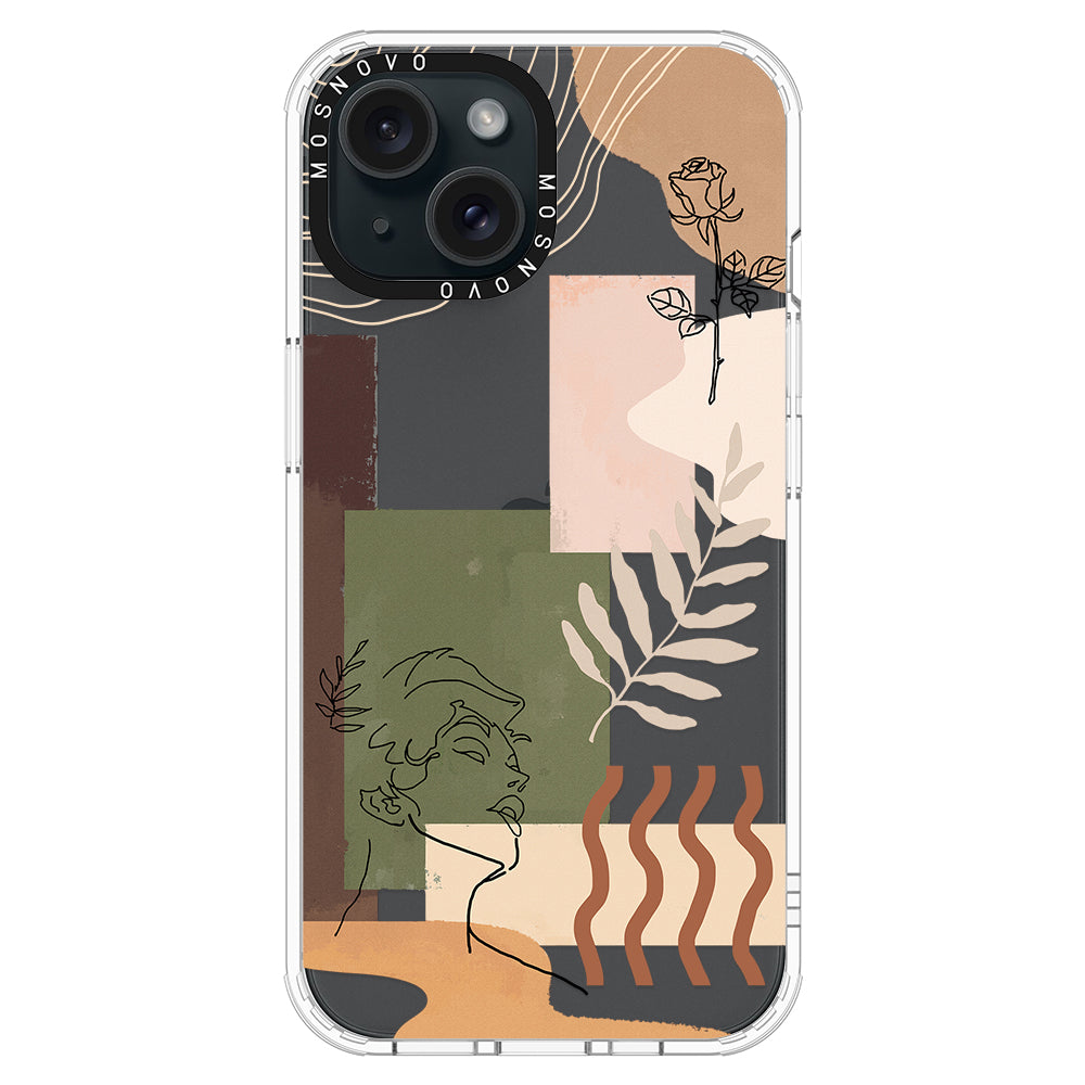 Modern Art Phone Case - iPhone 15 Case - MOSNOVO