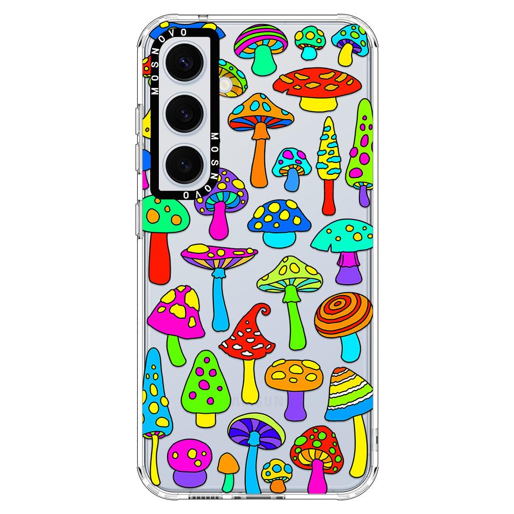 Trippy Wild Mushroom Phone Case - Samsung Galaxy S24 Case - MOSNOVO