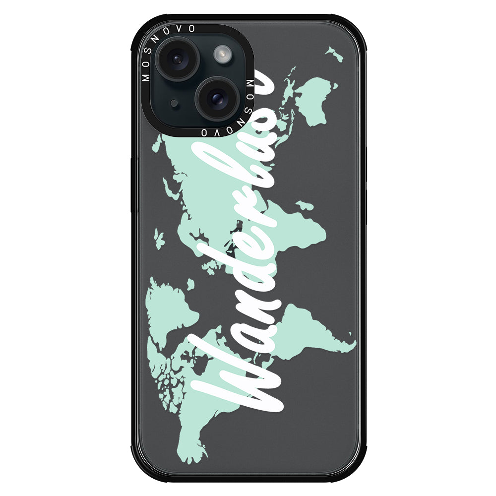 Wanderlust Phone Case - iPhone 15 Case Black